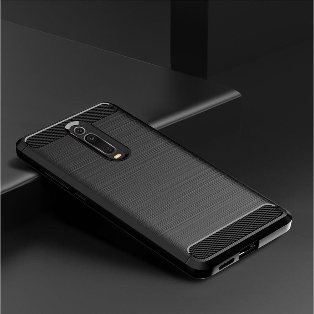 Futrola za Xiaomi Mi 9T Pro / 9T / Redmi K20 Pro / K20, Techsuit, Karbon, Crna