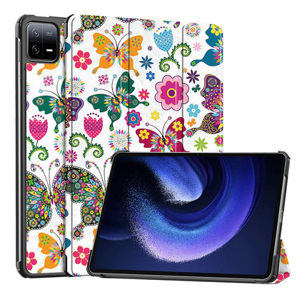 Futrola za Xiaomi Pad 6 / 6 Pro, Techsuit, FoldPro Butterfly, Višebojna