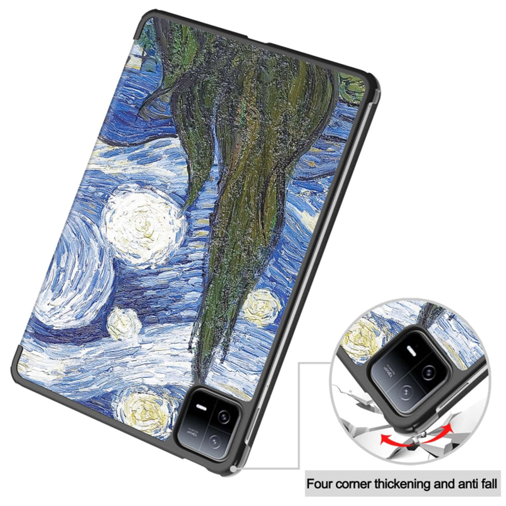 Futrola za Xiaomi Pad 6 / 6 Pro, Techsuit, FoldPro Starry Night, Višebojna