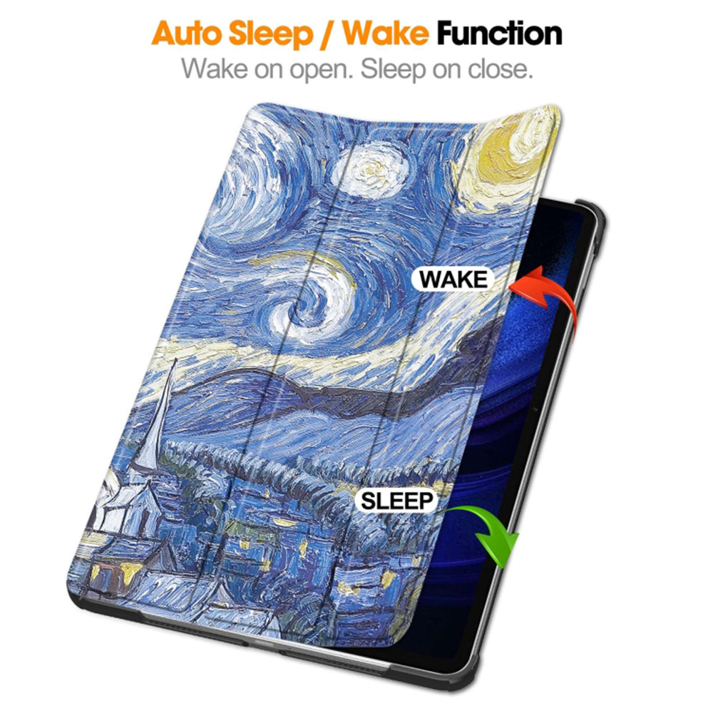 Futrola za Xiaomi Pad 6 / 6 Pro, Techsuit, FoldPro Starry Night, Višebojna