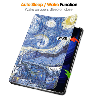 Futrola za Xiaomi Pad 6 / 6 Pro, Techsuit, FoldPro Starry Night, Višebojna