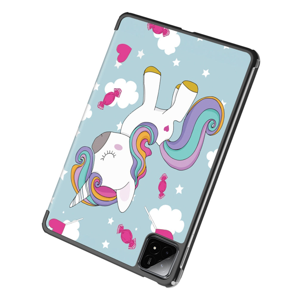 Futrola za Xiaomi Pad 6S Pro 12.4, Techsuit, FoldPro Unicorn, Višebojna