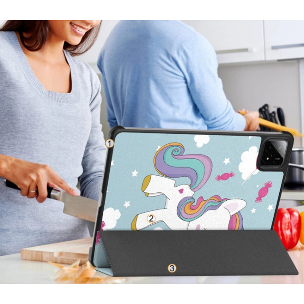 Futrola za Xiaomi Pad 7 / 7 Pro, Techsuit, FoldPro Unicorn, Višebojna