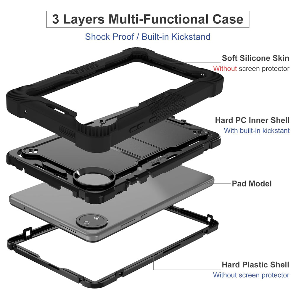 Futrola za Xiaomi Pad 7, Techsuit, Rugged TabShell, Crna