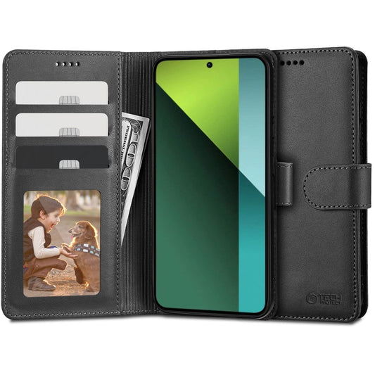 Futrola za Xiaomi Poco X6 / Note 13 Pro 5G, Tech-Protect, Wallet, Crna