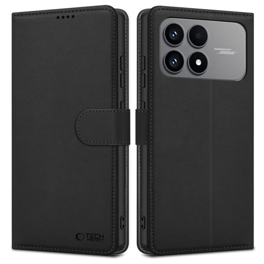 Futrola za Xiaomi Poco F8 Pro, Tech-Protect, Wallet, Crna