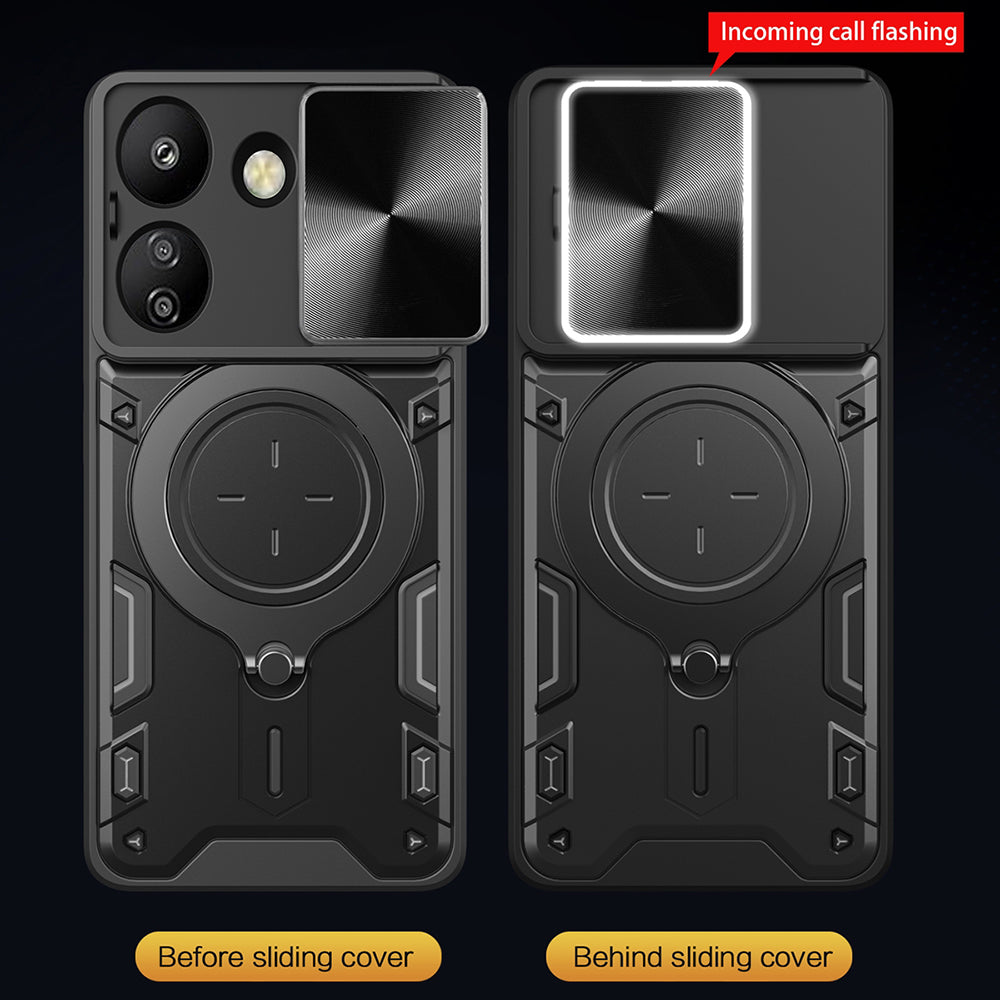 Futrola za Xiaomi Poco C65 / Redmi 13C, Techsuit, CamGuard Pro, Crna