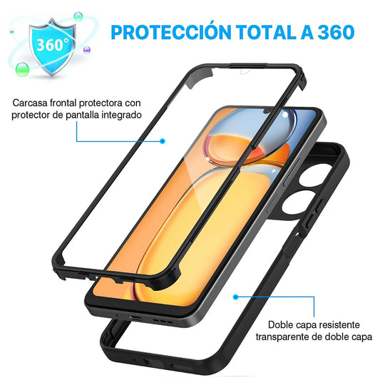 Futrola za Xiaomi Poco C65 / Redmi 13C, Techsuit, ColorVerse 360, Crna
