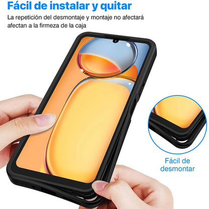 Futrola za Xiaomi Poco C65 / Redmi 13C, Techsuit, ColorVerse 360, Crna