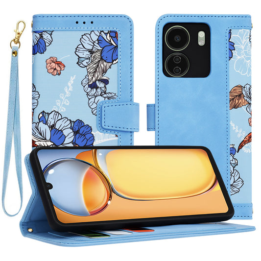 Futrola za Xiaomi Poco C65 / Redmi 13C, Techsuit, FlipCraft, Plava