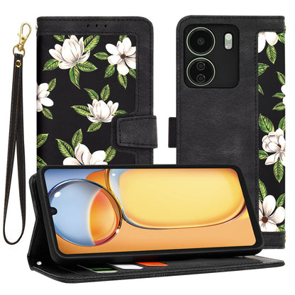 Futrola za Xiaomi Poco C65 / Redmi 13C, Techsuit, FlipCraft, Crna
