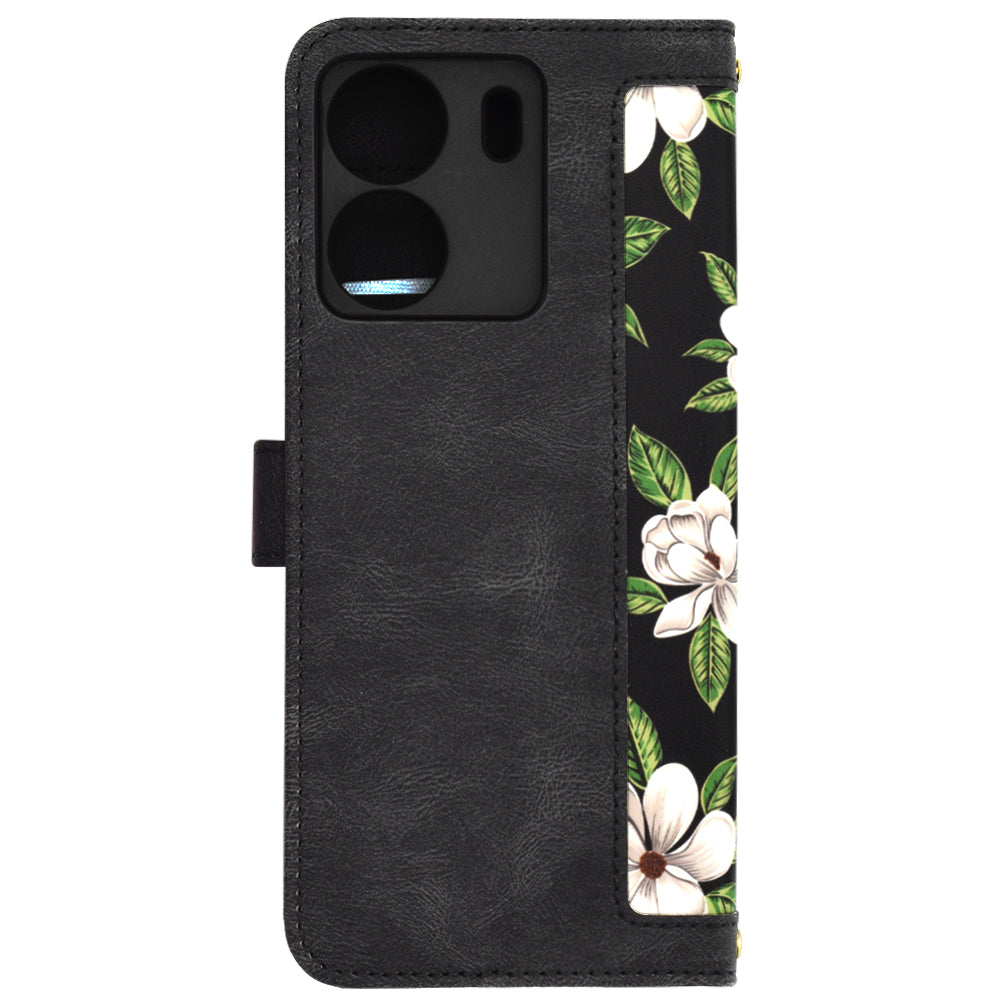 Futrola za Xiaomi Poco C65 / Redmi 13C, Techsuit, FlipCraft, Crna