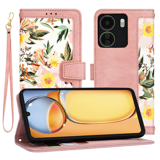 Futrola za Xiaomi Poco C65 / Redmi 13C, Techsuit, FlipCraft, Roze