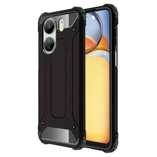 Futrola za Xiaomi Poco C65 / Redmi 13C, Techsuit, Hybrid Armor, Crna