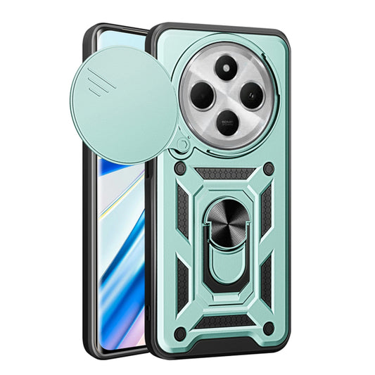 Futrola za Xiaomi Poco C75 / Redmi 14C, Techsuit, CamShield, Zelena