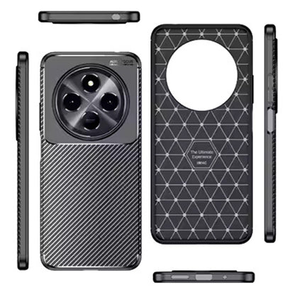 Futrola za Xiaomi Poco C75 / Redmi 14C, Techsuit, CarbonFiber, Crna