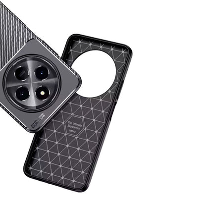 Futrola za Xiaomi Poco C75 / Redmi 14C, Techsuit, CarbonFiber, Crna