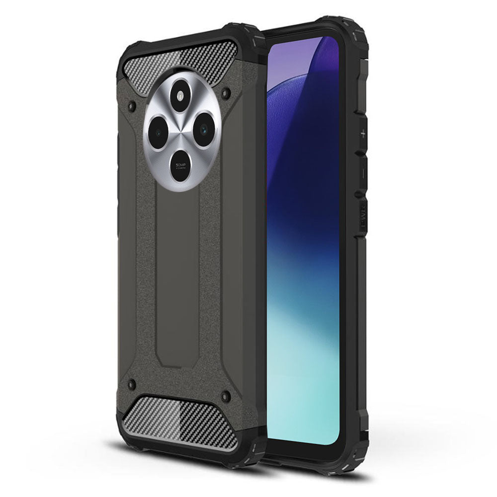 Futrola za Xiaomi Poco C75 / Redmi 14C, Techsuit, Hybrid Armor, Crna