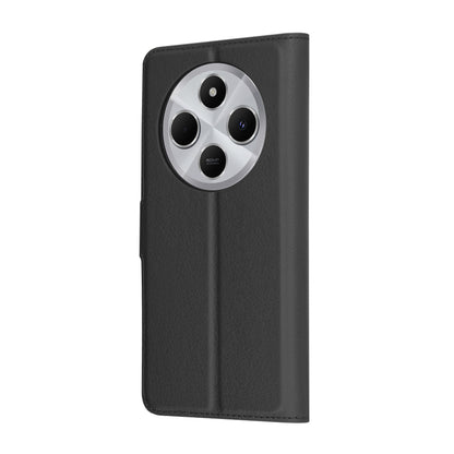 Futrola za Xiaomi Poco C75 / Redmi 14C, Techsuit, Leather Folio, Crna