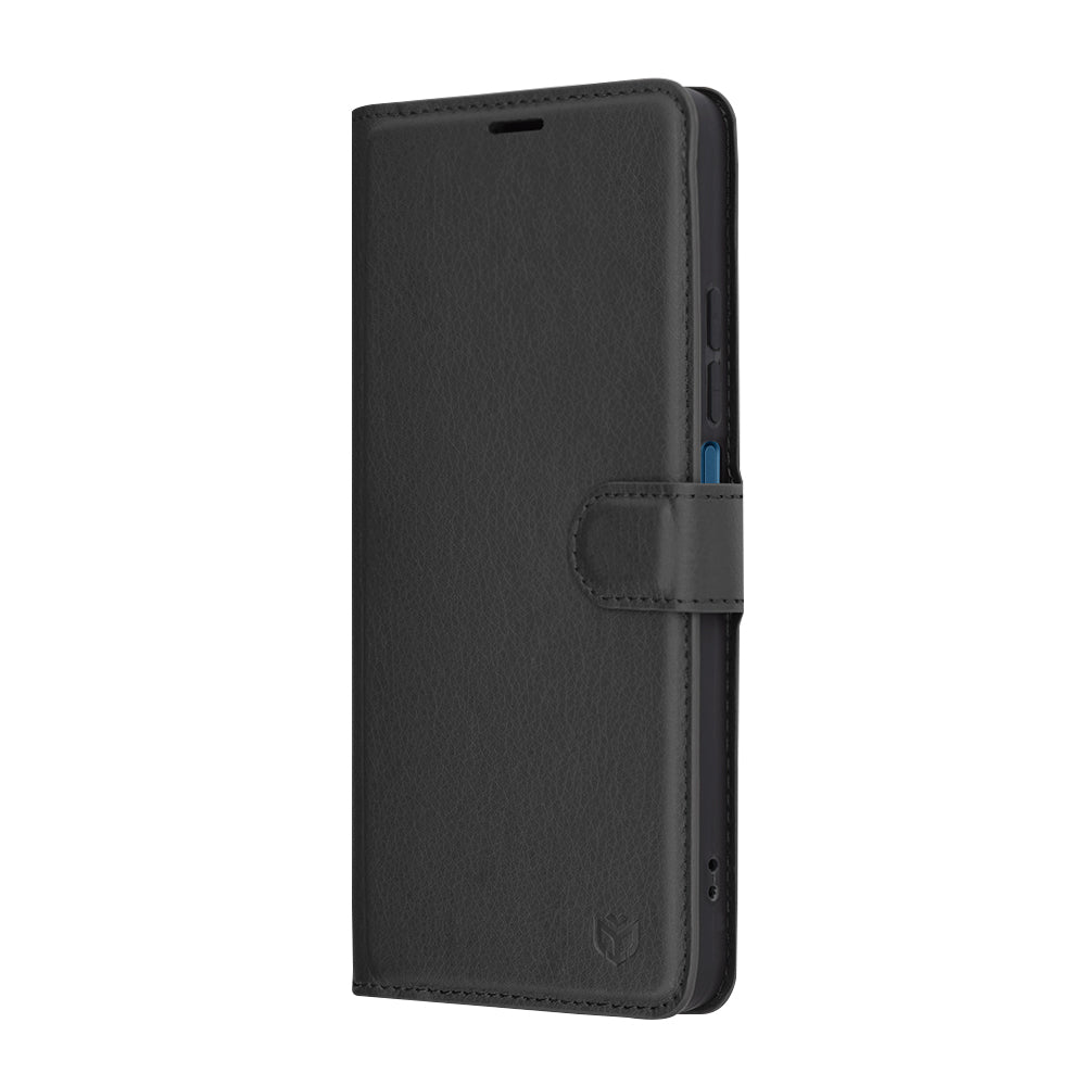 Futrola za Xiaomi Poco C75 / Redmi 14C, Techsuit, Leather Folio, Crna