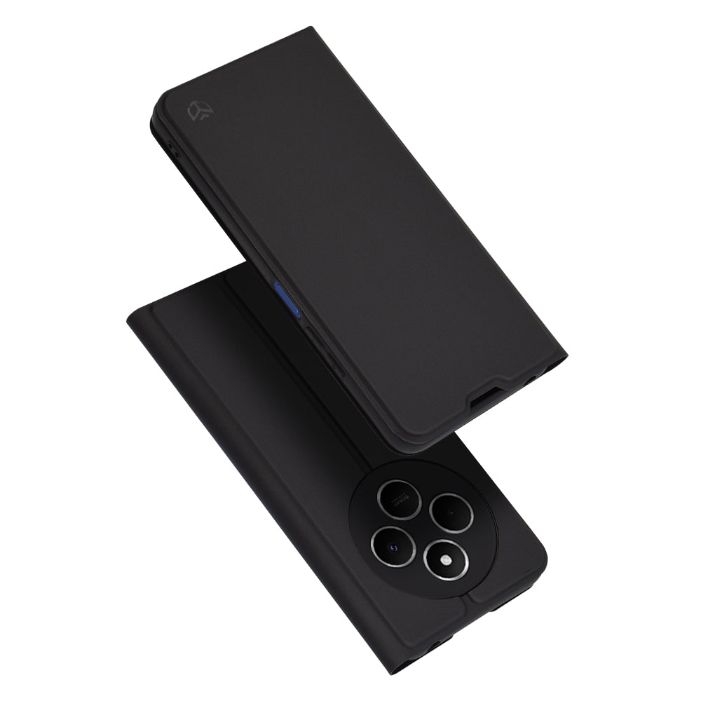 Futrola za Xiaomi Poco C75 / Redmi 14C, Techsuit, Magskin Book, Crna