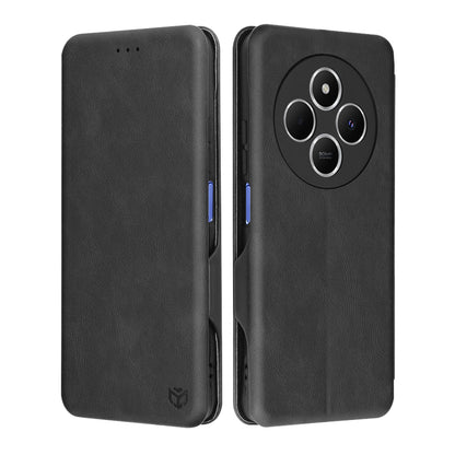 Futrola za Xiaomi Poco C75 / Redmi 14C, Techsuit, Safe Wallet Plus, Crna