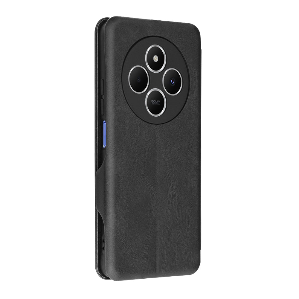 Futrola za Xiaomi Poco C75 / Redmi 14C, Techsuit, Safe Wallet Plus, Crna