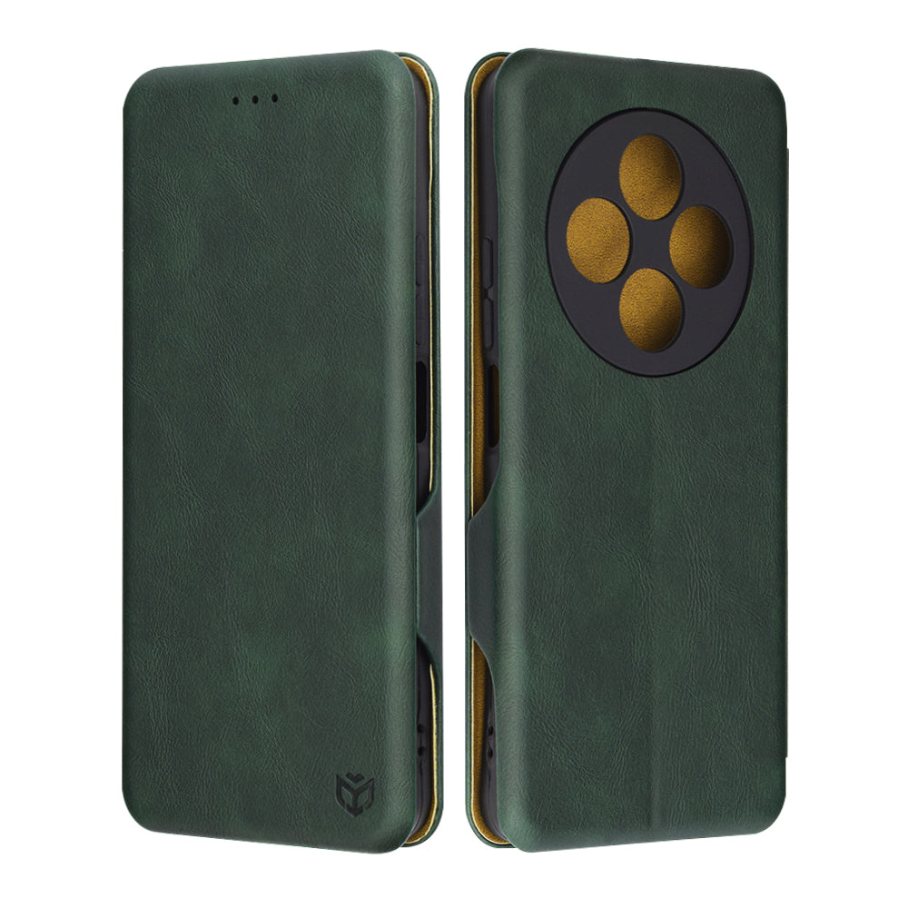 Futrola za Xiaomi Poco C75 / Redmi 14C, Techsuit, Safe Wallet Plus, Zelena