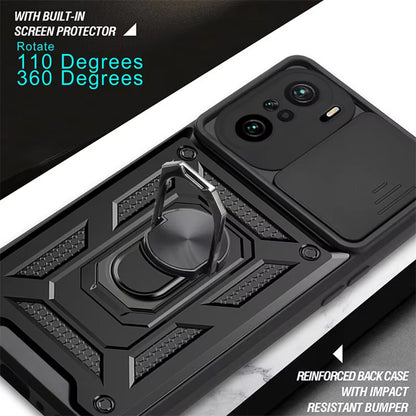 Futrola za Xiaomi Poco F3 / Mi 11i, Techsuit, CamShield, Crna
