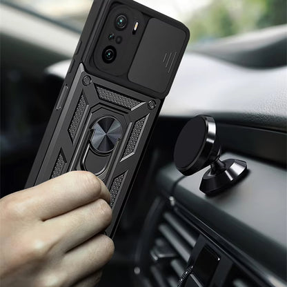 Futrola za Xiaomi Poco F3 / Mi 11i, Techsuit, CamShield, Crna
