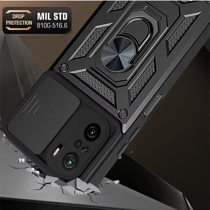 Futrola za Xiaomi Poco F3 / Mi 11i, Techsuit, CamShield, Crna