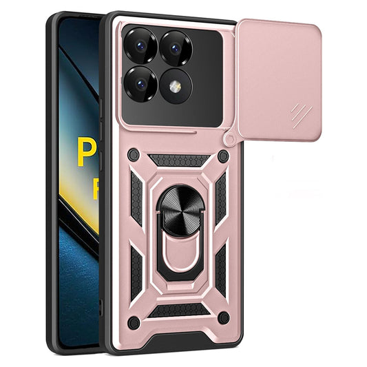 Futrola za Xiaomi Poco F6 Pro, Techsuit, CamShield, Roze