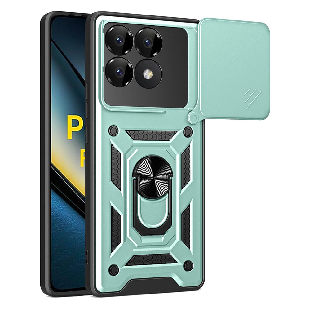 Futrola za Xiaomi Poco F6 Pro, Techsuit, CamShield, Zelena