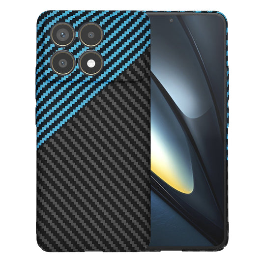 Futrola za Xiaomi Poco F6 Pro, Techsuit, Carbonite FiberShell, Crno Plava