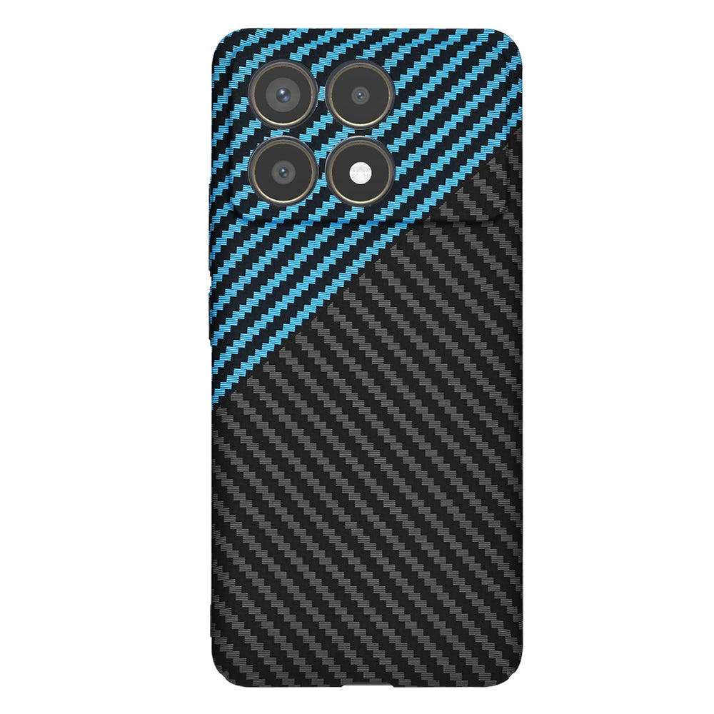 Futrola za Xiaomi Poco F6 Pro, Techsuit, Carbonite FiberShell, Crno Plava