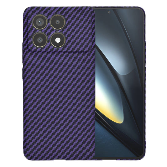 Futrola za Xiaomi Poco F6 Pro, Techsuit, Carbonite FiberShell, Ljubičasta