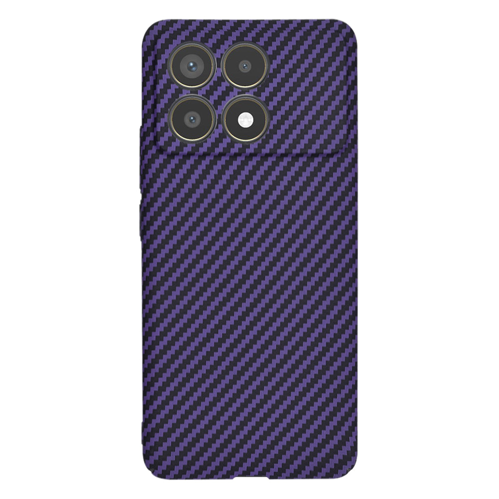 Futrola za Xiaomi Poco F6 Pro, Techsuit, Carbonite FiberShell, Ljubičasta