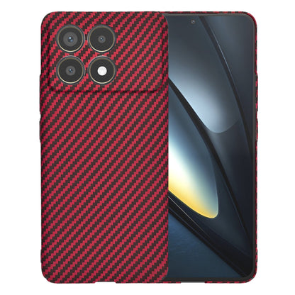 Futrola za Xiaomi Poco F6 Pro, Techsuit, Carbonite FiberShell, Crvena