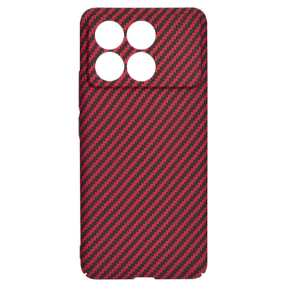 Futrola za Xiaomi Poco F6 Pro, Techsuit, Carbonite FiberShell, Crvena