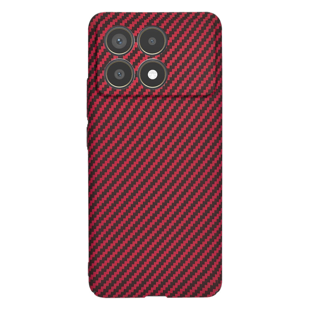Futrola za Xiaomi Poco F6 Pro, Techsuit, Carbonite FiberShell, Crvena
