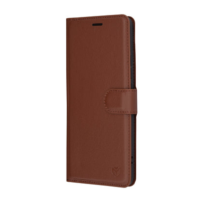 Futrola za Xiaomi Poco F6 Pro, Techsuit, Leather Folio, Braon