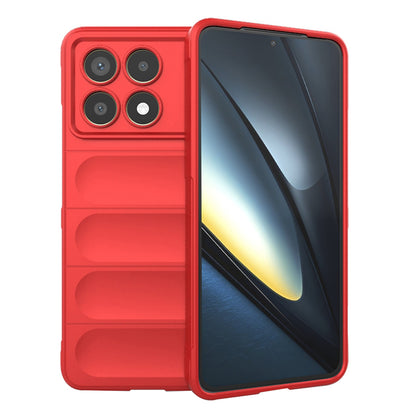 Futrola za Xiaomi Poco F6 Pro, Techsuit, Magic Shield, Crvena
