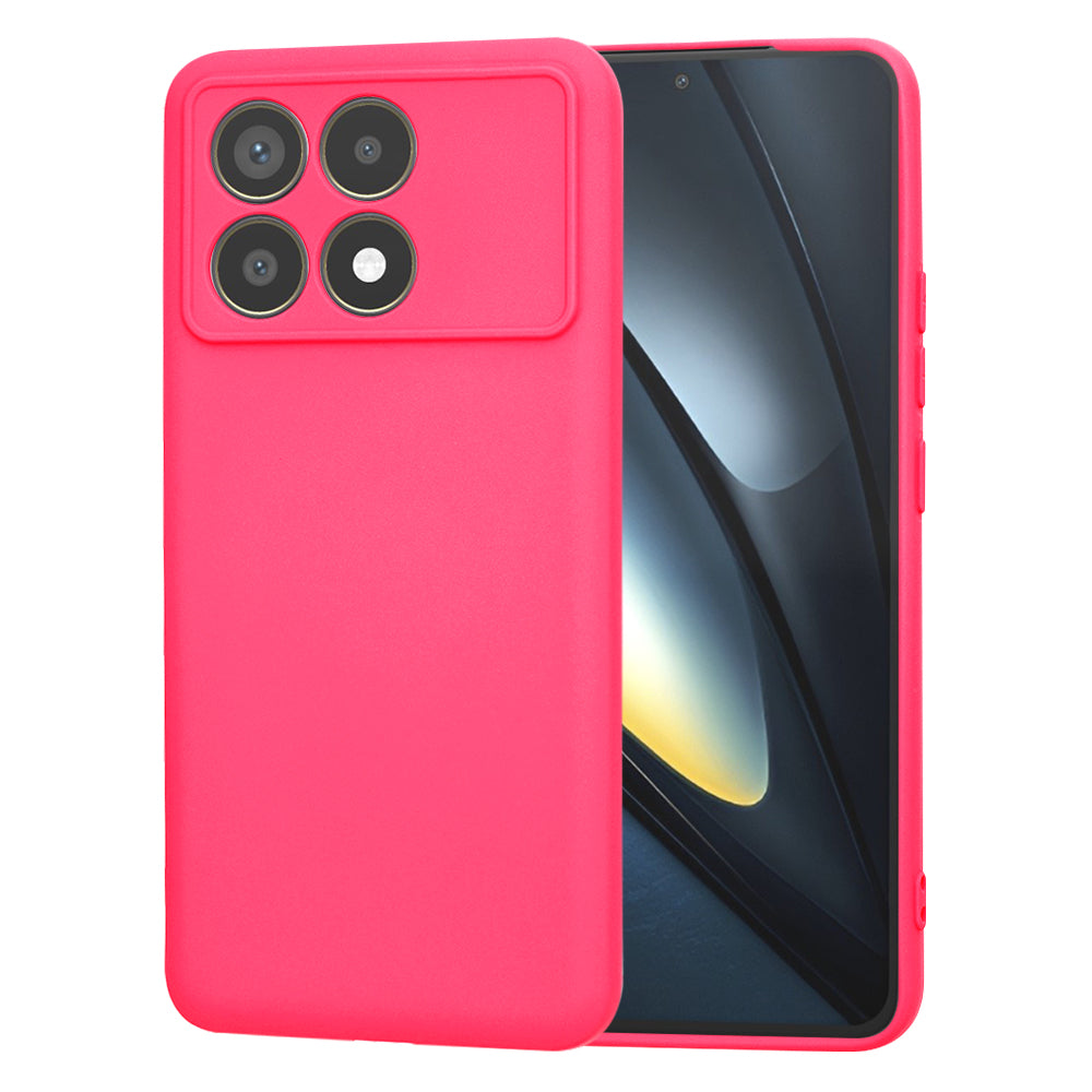 Futrola za Xiaomi Poco F6 Pro, Techsuit, SoftFlex, Tamno Roze