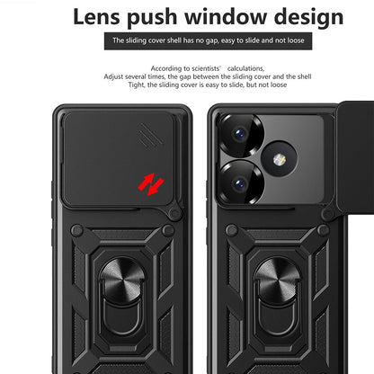 Futrola za Xiaomi Poco F6, Techsuit, CamShield, Roze