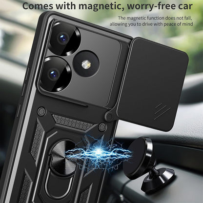 Futrola za Xiaomi Poco F6, Techsuit, CamShield, Roze