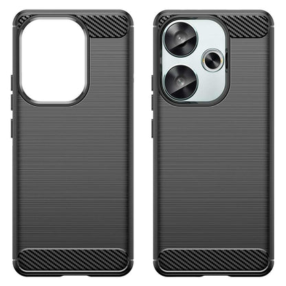 Futrola za Xiaomi Poco F6, Techsuit, Karbon, Crna