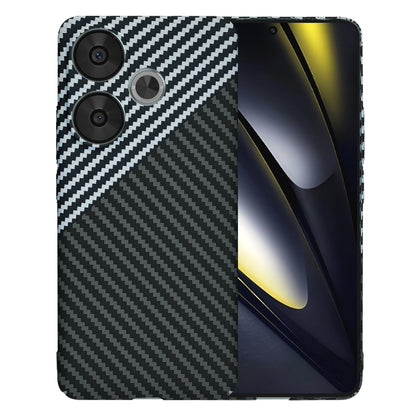 Futrola za Xiaomi Poco F6, Techsuit, Carbonite FiberShell, Crno Siva