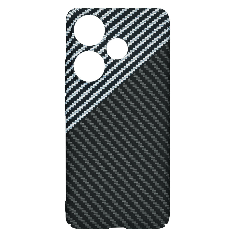 Futrola za Xiaomi Poco F6, Techsuit, Carbonite FiberShell, Crno Siva