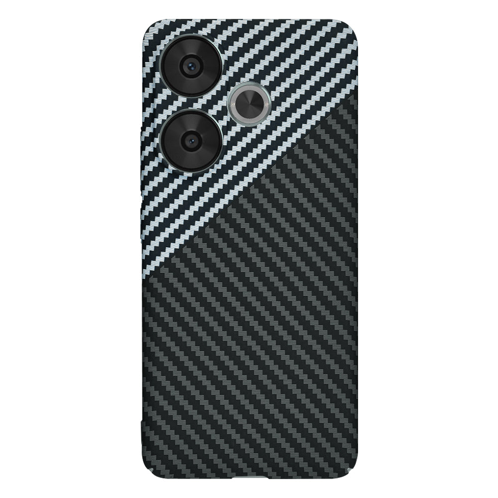 Futrola za Xiaomi Poco F6, Techsuit, Carbonite FiberShell, Crno Siva