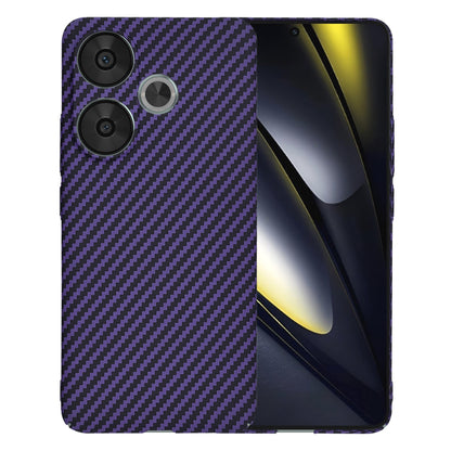 Futrola za Xiaomi Poco F6, Techsuit, Carbonite FiberShell, Ljubičasta